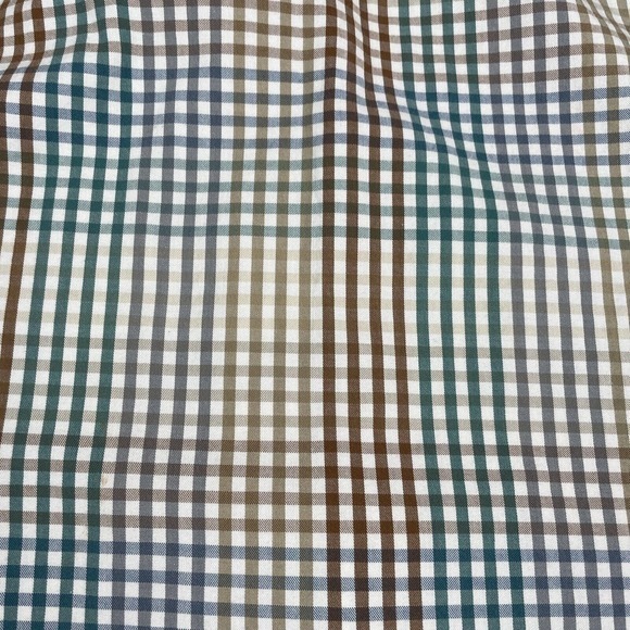 Alan‎ Flusser Men’s L/S Casual Shirt Large color Multi Color Checks Button Down - Picture 10 of 10